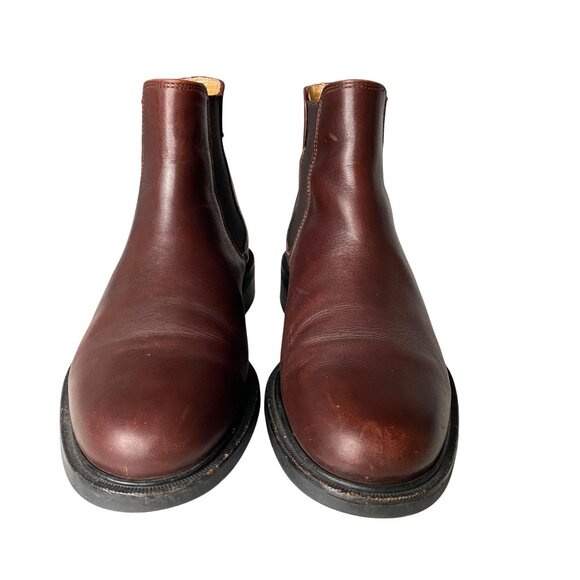 J. Crew Chelsea Boots Men's Size 7 Brown Leather Made in Italy - Picture 12 of 12